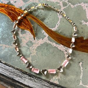 Larkspur and Hawk necklace